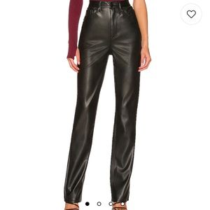 Faux Leather Pants from Revolve AFRM